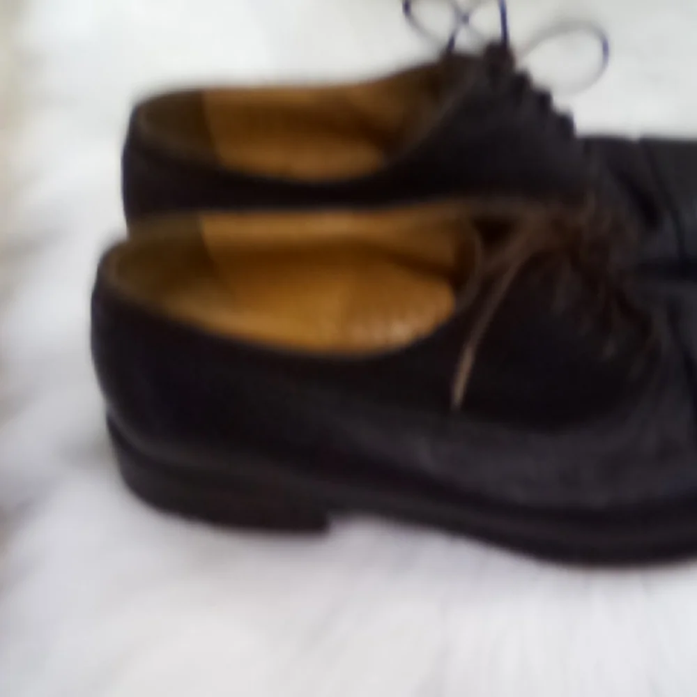 Bally Alton VTG Brown Oxford Leather Shoes with Polished Finish Size 9.5D
